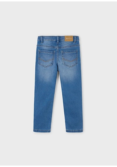 Mayoral Mavi Erkek Çocuk Denim Slim Fit Pantolon 4571 Mavi