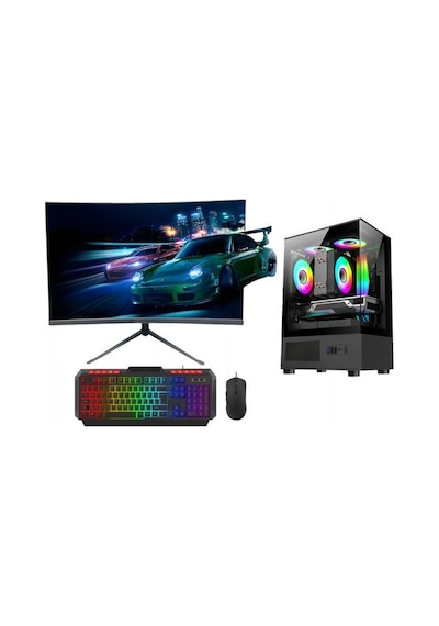 Rotampc RTM144 İ7-7700 16 GB 512 GB SSD 8 GB RX580 23.8" Dos Masaüstü Oyuncu Bilgisayar