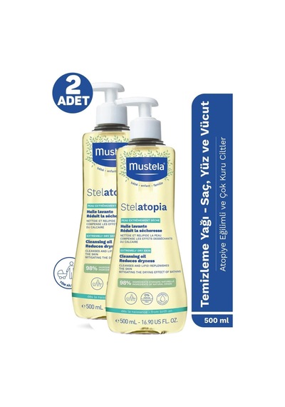 Stelatopia Huile Lavante Cleansing Oil 500 Ml 2 Adet