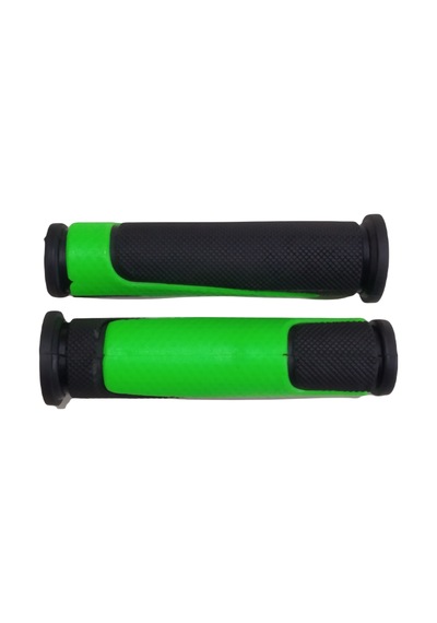KNT 2 Renkli Bisiklet Elciği Pvc Silikon Yeşil Siyah Renk 125 mm Yeşil - Siyah