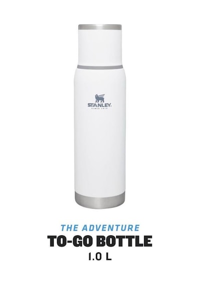Stanley The Adventure To-Go Bottle 1.0L / 1.1 QT Polar Beyaz