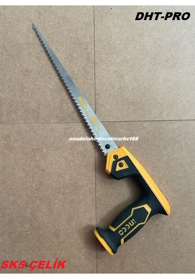 İngco Pro Sk5 Çelik Alçıpan Testeresi Çift Diş Bağ Budama Testeresi 44cm