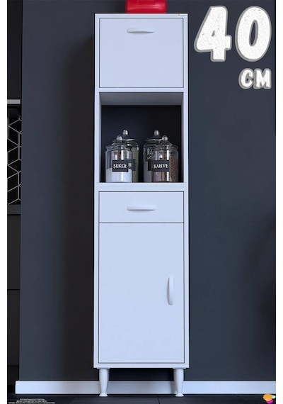 Vio 40 Cm 1 Fırın Veya Mikrodalga Dolabı Çekmeceli Kapaklı Çok Amaçlı Mutfak Dolabı Beyaz Vio 40 Cm 1 Fırın Veya Mikrodalga Dolabı Çekmeceli Kapaklı Çok Amaçlı Mutfak Dolabı Beyaz