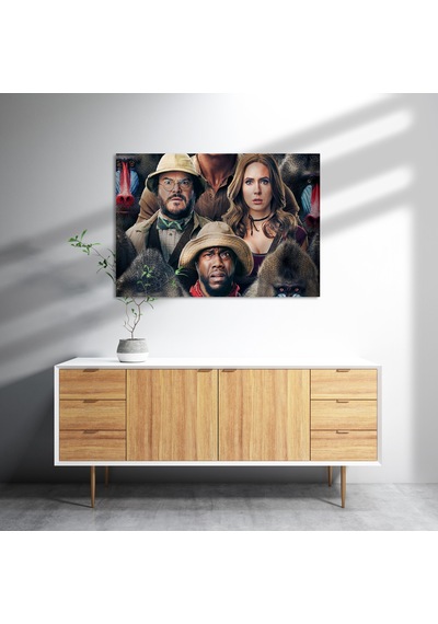 Cakasepetim Jumanji Sonraki Seviye Film Görseli Ahşap Mdf Tablo