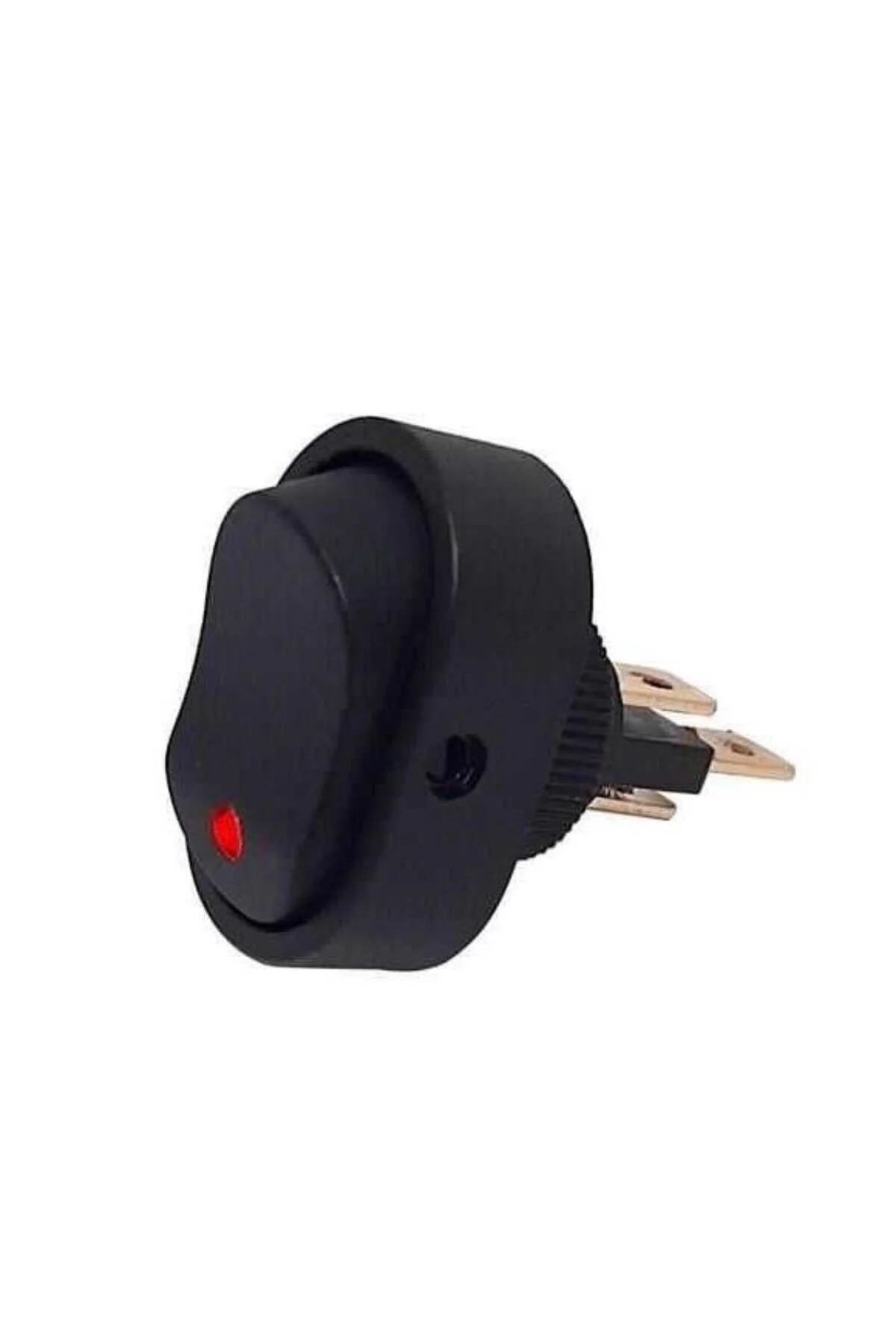 Oval Nokta Işıklı 12v Açma Kapama On Of Düğme Buton 5 Adet Oval Onof