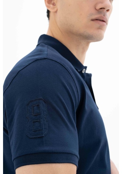 AR-MA Arma Erkek Baskılı Regular Fit % 95 Pamuklu %5 Likralı Polo Yaka T-shirt 001