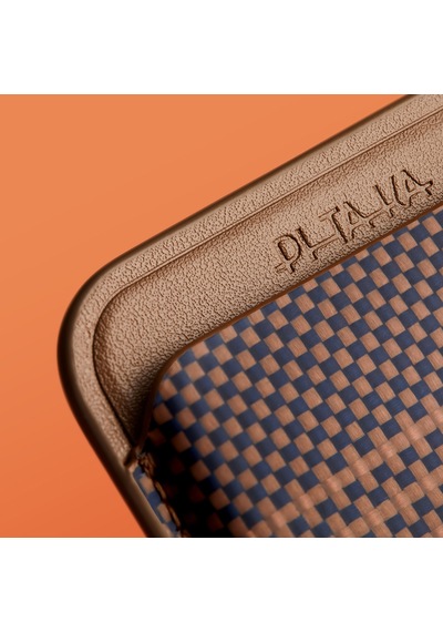 Pitaka Magnetic Woven Serisi Aramid Fiber Magnetik Kartlık Kahverengi