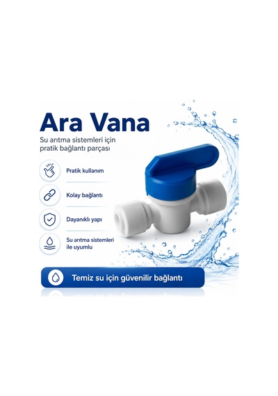 Su Arıtma Ara Vanası Quick Bağlantılı 608506036