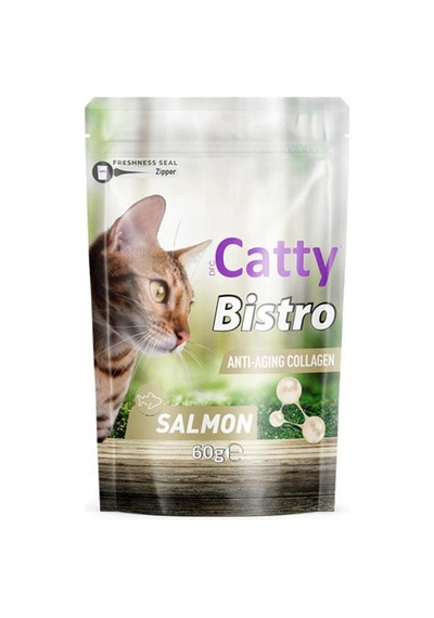Catty Bistro Kolajen Somonlu Kedi Ödül Maması 60 Gr