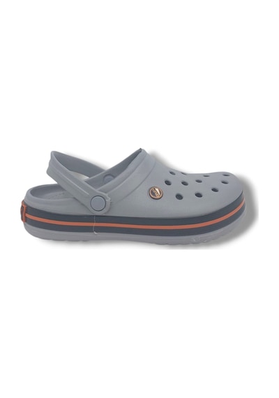 Zerhan Cflex 145 Unisex Gri Turuncu Siyah Sabo Terlik Sandalet Gri