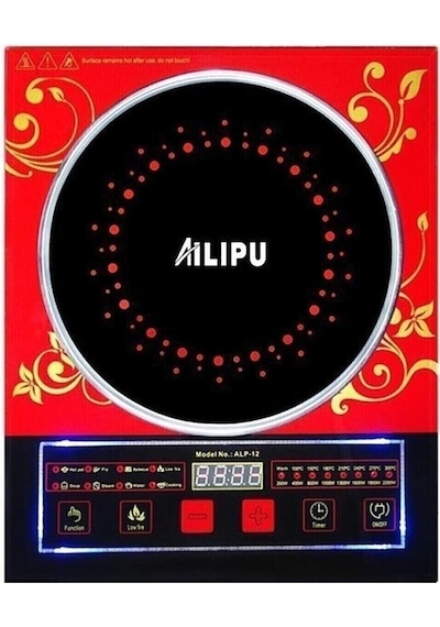 Alp-12 Lazer 2200 W Elektirikli Ocak Alp-12 Kırmızı