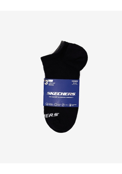Skechers 3'lü Paket Essential Bilekli Çorap Unisex Siyah-lacivert-antrasit Çorap S2520315-3700