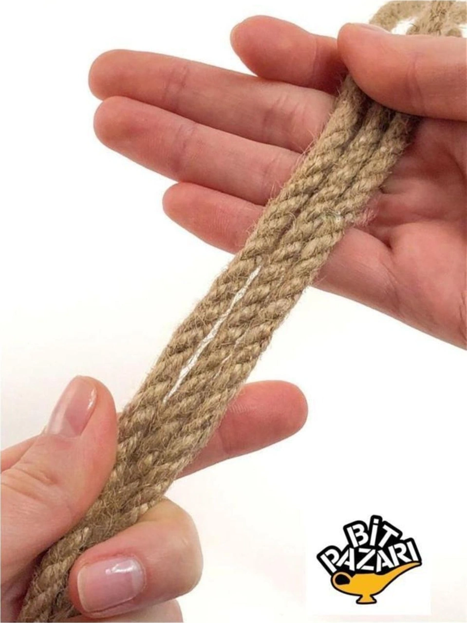 4 Mm 20 Metre Jut Halat Ip - Kendir Ip - Hasır Ip
