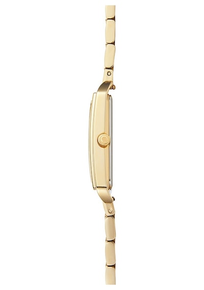 Obaku Denmark V293lxgısg Quartz Çelik Altın Rengi Beyaz Kadrab 24 Mm Kadın Kol Saati Altın