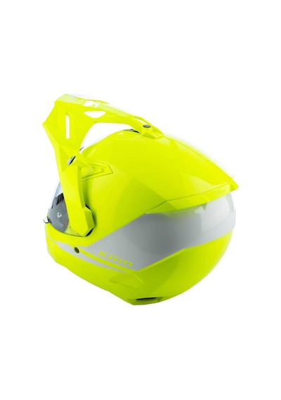 Klim X1 Alpha Carbon Korumalı ADV Motosiklet Kaskı Sarı Beyaz