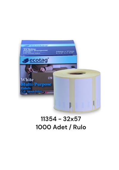 Ecotag Dymo Lw Etiket Muadili 11354 32X57