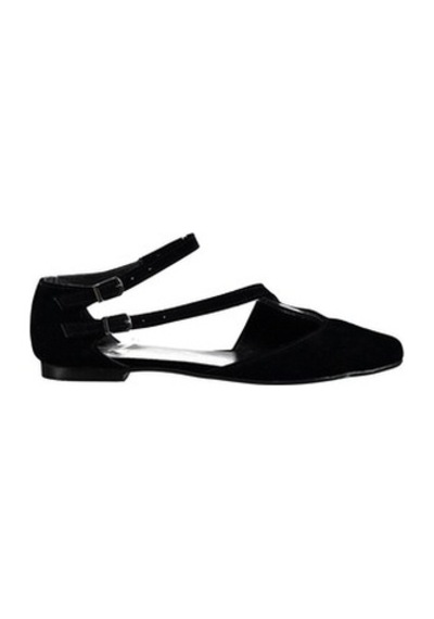 Fox Shoes Siyah Kadın Babet D726016902