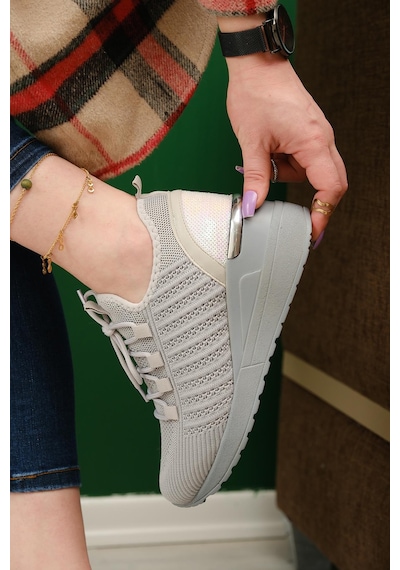 Delisle Fileli Kalın Topuklu Kadın Sneaker 001