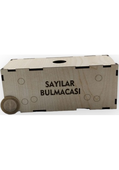 Dalyan Ahşap Eğitici Öğretici Yapboz Sayılar Bulmacası Puzzle Montessorie Seti