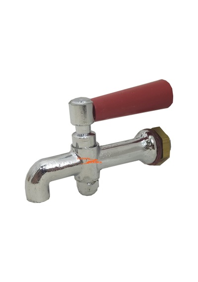 SEMAVER MUSLUĞU KÜÇÜK TİP KIRMIZI 1/4 GİRİŞ ÇAY MUSLUĞU ÇAYCI