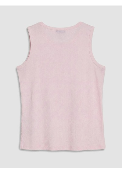 Lcw Comfort Pembe Bisiklet Yaka Kadın Atlet