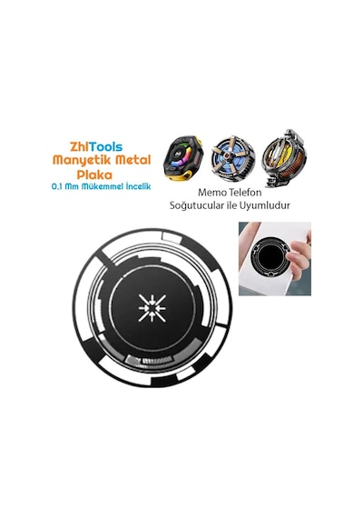 Zhltools Manyetik Metal Halka - Memo Telefon Soğutucu Uyumlu Cx07-cx08 Ve Manyetik Tüm Modeller