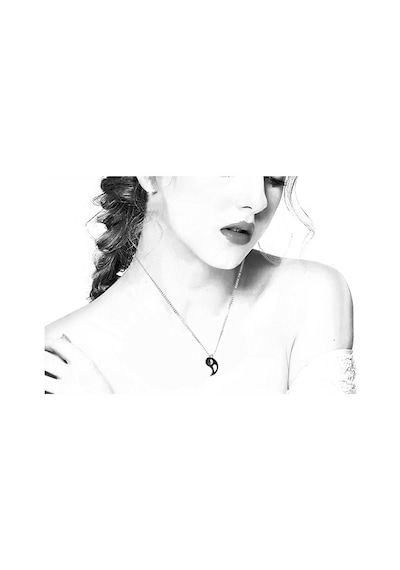 Jwl Ying Yang Kolye Sevgiliye ... Gri