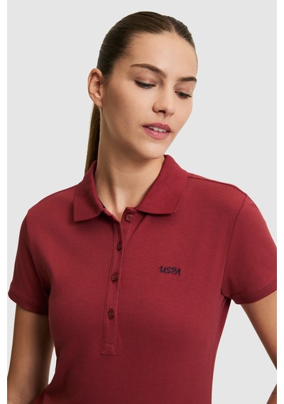 U.s. Polo Assn. Kadın Vişne Tişört Basic 50323461-vr223