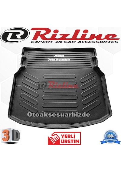 Mercedes C180 3D Bagaj Havuz Paspası W204 2007-2014 Arası Rizline N11.12064