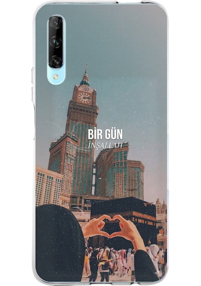 Huawei P Smart Pro Uyumlu Kabe Sevdası Baskılı Silikon Kılıf Renkli