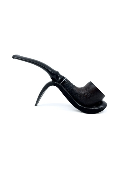 Dapper Half Bent Billiard Briar Gül Kökü 9 Mm Filtreli El Yapımı Pipo - 3563
