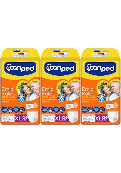 Canped Emici Külot Hasta Yetişkin Bezi Xl - Extra Large 90 Adet XL