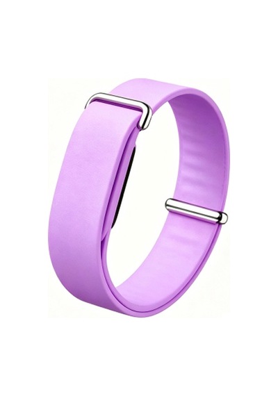 Google Fitbit Air Uyumlu Krd-162 Silikon Kordon - Lila