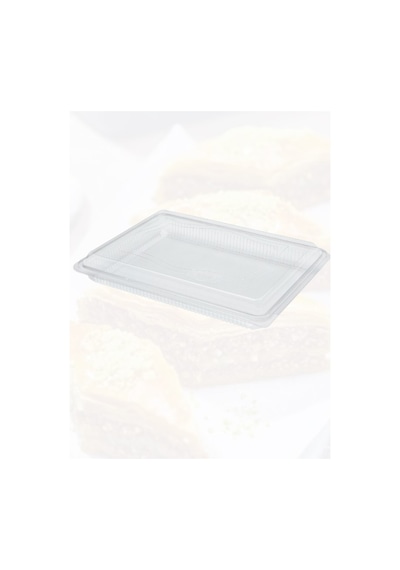500 Gr + 1000 Gr Tatlı Taşıma Kabı Seti 12+12 Adet Şeffaf Kapaklı Sızdırmaz Plastik Baklava Güllaç Paket Servis Kabı