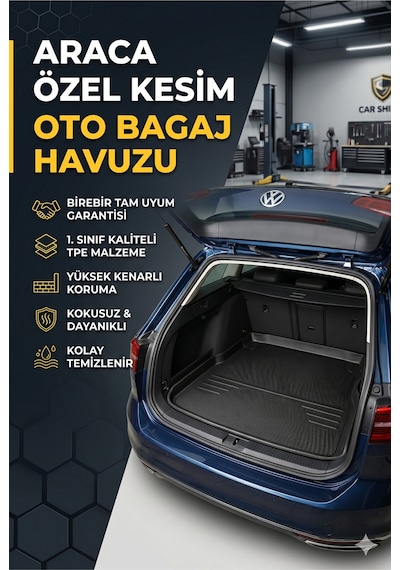 Mg Ehs 2023 Model Uyumlu Araca Özel Kesim 4d Bagaj Havuzu Tam Koruma