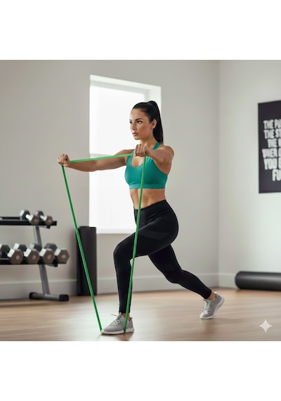 Çeşitli Kg Direnç Bantları, Gym Barfiks Direnç Bandı, Kas Geliştirme Direnç Bandı, Pilates Egzersiz Bandı Yeşil