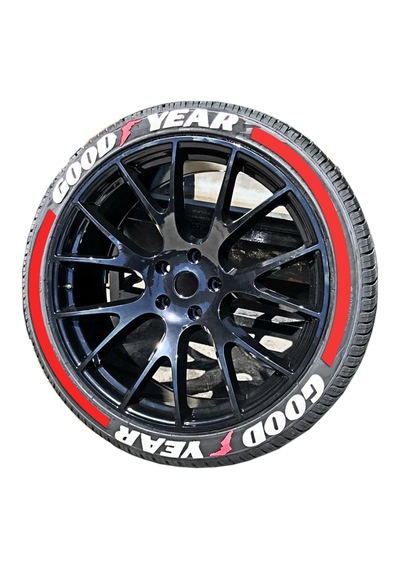 Good Year Lastik Yazısı 8adet Araç Lastik Stickeri Büyük Boy 31mm