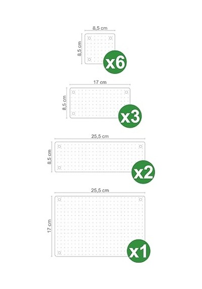 Modüler Organizer Set Takı Aksesuar Düzenleyici Çekmece İçi Makyaj Organizer Kristal 12'li Açık Kahverengi Modüler Organizer Set Takı Aksesuar Düzenleyici Çekmece İçi Makyaj Organizer Kristal 12'li Açık Kahverengi