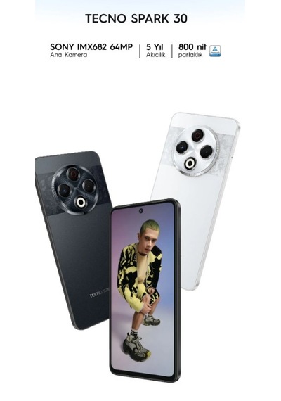 Yenilenmiş Tecno Spark 30 8 GB 256 GB B Kalite (12 Ay Garantili)