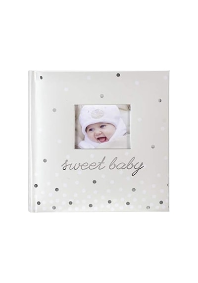 Malden International Designs Sweet Baby Fotoalbum, 160 X 10 Cm, Weiß