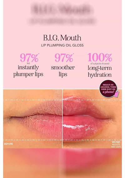Polite Society B.ı.g. Mouth Lip Plumping Oil Gloss Dudak Dolgunlaştırıcı Yağ Shimmer 5ml