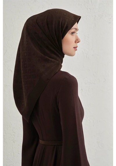 Armine Floş Pamuk Eşarp 1 - 95 X 95 / Kahverengi - 11 Kahverengi - 11