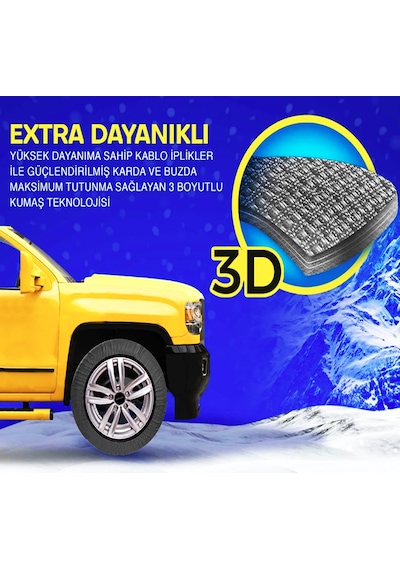 255/50/17 X Large Size 70 Matte Oto Kar Çorabı Gri Extra Pro 2555017