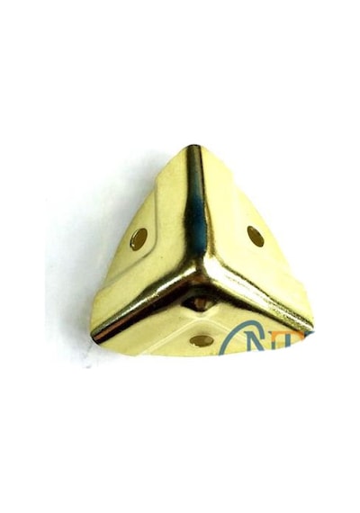 Dekoratif, Kutu, Sandık Köşesi - 35x22 Mm, Küçük, Sarı, 100 Adet Diğer