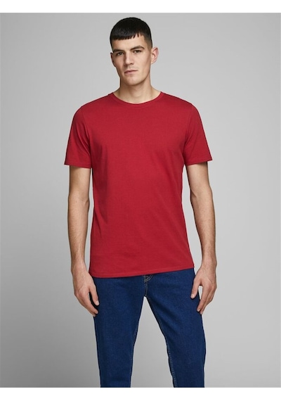 Jack & Jones Jack&jones Jjeorganic Basic Tee Ss O-neck Noos Erkek T-shirt-12156101 Mor