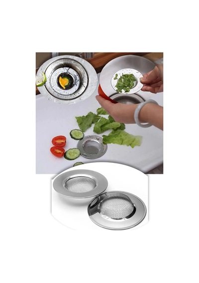 9 Cm Paslanmaz Çelik Lavabo Süzgeci - Evye Süzgeci Çelik Diğer