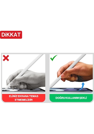 Apple Uyumlu iOS Android Windows İle Tablet Telefon iPad Yazı Çizim Kalemi + Yedek Uç