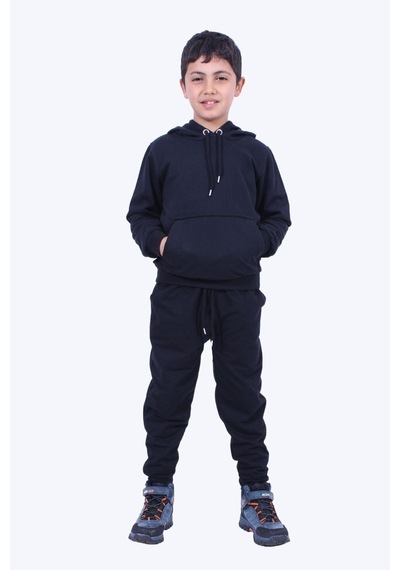 Panios Kids Alt-üst 3'lü Erkek Çocuk Yazı Baskılı Bel Detayı Lastikli Pijama Takımı Çok Renkli