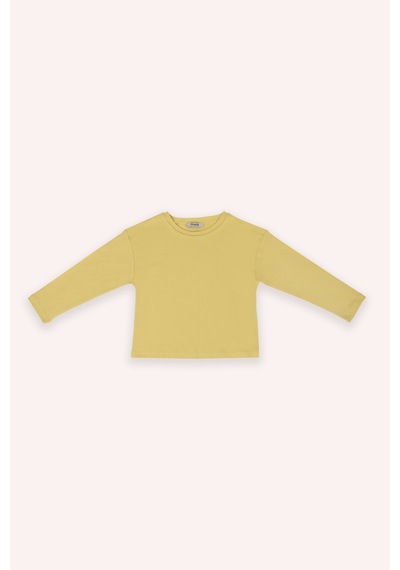 Panço Kız Çocuk Sarı Pijama Takımı