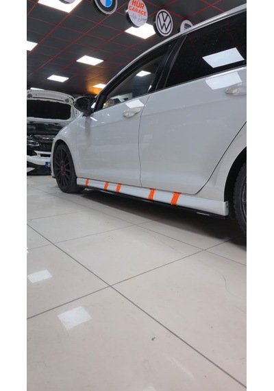 Golf 7 - 7,5 Aero Marspiyel + Lip Plastik Boyalı Lc9a Lip Parlak Siyah